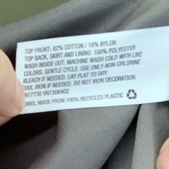 💛 Gray Floral Embroidered Xhilaration Mini Dress - Picture 9 of 9